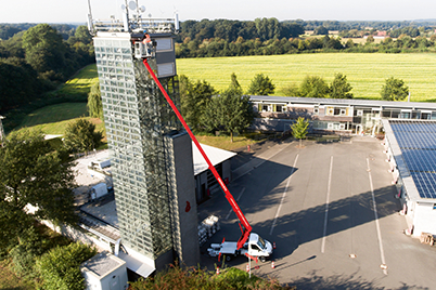 Příklad použití rozšířeného nízkozdvižného vozíku